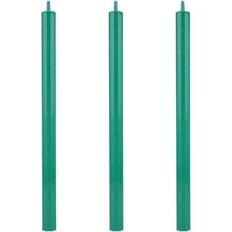 Jeffergarden Barres à bulles en pierre à Air durables, pompe à oxygène pour Aquarium, 3 pièces, vert