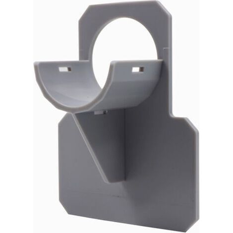 2 supports de tuyau de piscine Gris - Soutien des tuyaux de 30 à 37 mm (1/4)
