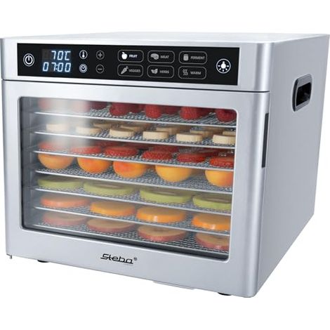 Deshidratador de alimentos Steba ED 80 acero inoxidable 500 W