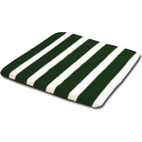 Coussin Carré Beach Vert/Blanc 38x42x1,5 cm 4 Unités