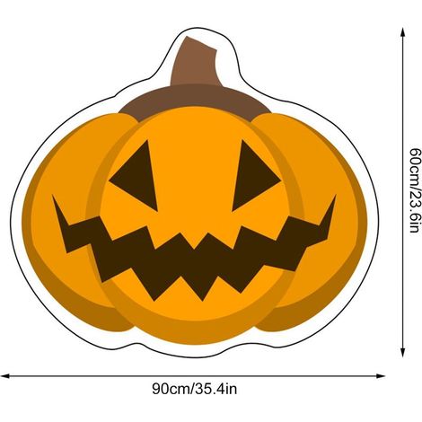 Tapis De Sol Halloween - 40x60 Cm - Absorbant Eau - Antidérapant - Polyester - Pour Intérieur Et Extérieur - 1 Pièce (1/5)