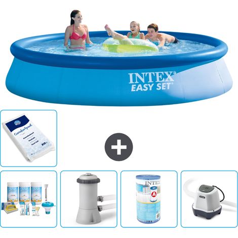 Intex Piscine Easy Set Ronde - 396x84 cm - 6-pièces S30724 (1/5)