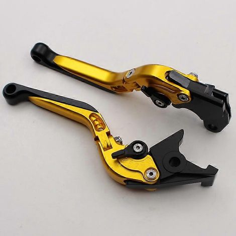 Convient pour la moto Suzuki 250 V-Strom, freins réglables modifiés, accessoires de guidon, guidon en alliage d'aluminium (Golden 1) (1/5)