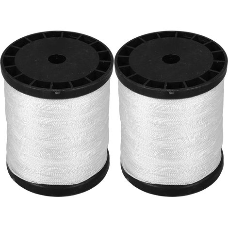 Ficelle de Construction en Nylon pour Maçonnerie, 2 Rouleaux (1/5)