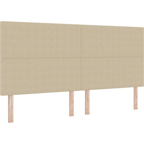 Tête de lit,Panneau décoratif Vert gris clair 200 cm Tissu côtelé CFW2171476 (1/5)