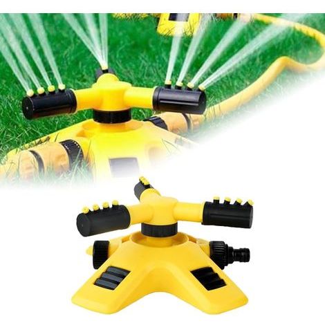Arroseur de Jardin 360° Réglable – Arrosage Multi-Fonctions pour Pelouse, Plantes, Jeux d'enfants et Refroidissement des Animaux Rotation Durable avec Portée Personnalisable (1/5)