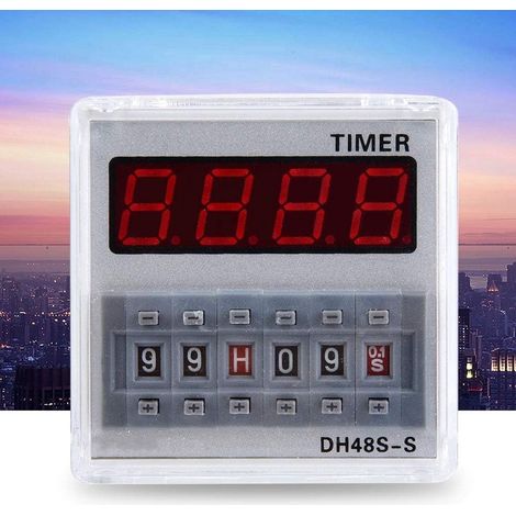 Relais temporisé programmable 12 V/24 V/380 V pour une régulation (1/5)