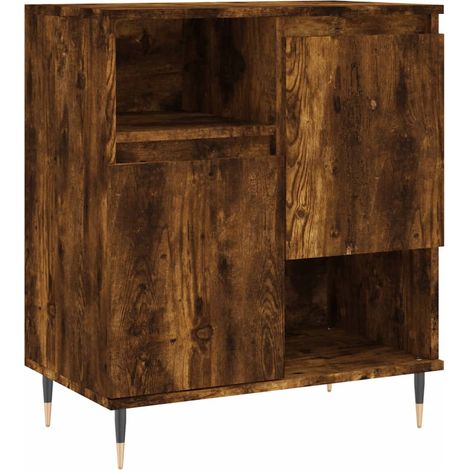 Credenza cassettiera cassettiera mobile contenitore organizer cucina soggiorno soggiorno 60 x 35 x 70 cm derivati del legno marrone 020030988