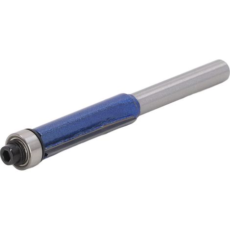 Fraise à chanfreiner bleue pro solide pour bois coupe bordure calibrage queue 6mm 1pcs (1/5)