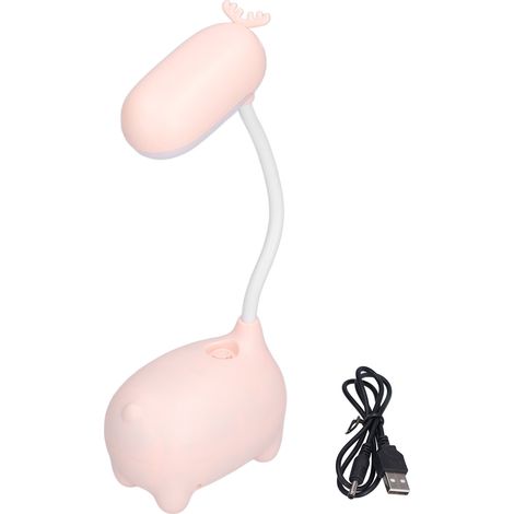 Lampe Enfant LED à Lumière Douce Naturelle, Orientable à 360°, avec Recharge USB pour Chambre ou Dortoir (1/5)
