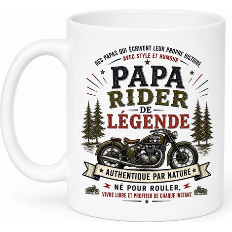 Mug papa rider de légende 350 ml (1/2)