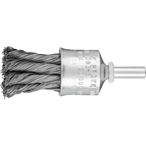 PFERD TOOLS Pinselbürste gezopft PBG Ø23 mm Schaft-Ø6 mm Stahl-Draht-Ø0,35 10 Stk