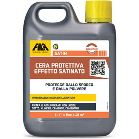 CERA PER PIETRA E COTTO SATINATA FILA SATIN 1LT
