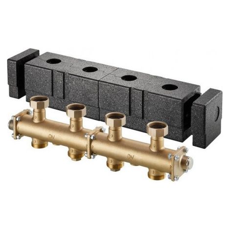 Module de distribution OV Regumat DN 25 MS avec isolation pour 2 circuits de chauffage