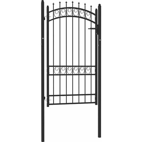 vidaXL Portails de clôture EMMEN 104 x 134,5 cm Verrouillable (1/5)