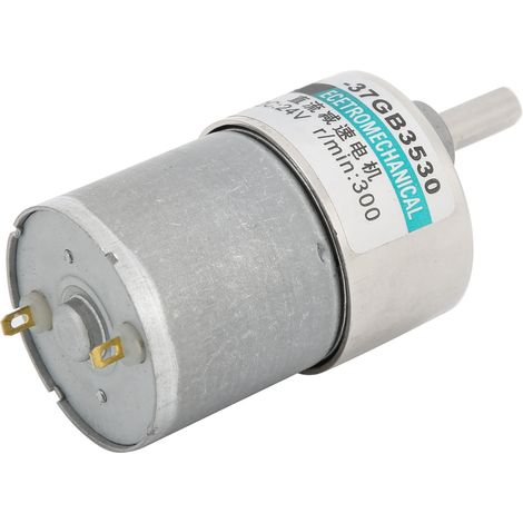 Moteur à engrenages CC micro 24V 300rpm/min, couple élevé, aimant permanent, faible vitesse, réducteur XD-37GB3530 (1/5)