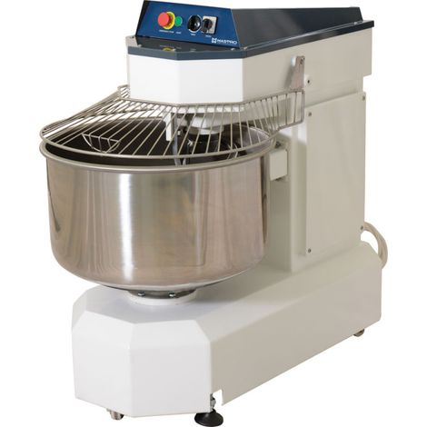 Pétrin à spirale 45 kg/75 litres, 2 vitesses, avec minuteur 650x1150x1050 mm - VIRTUS