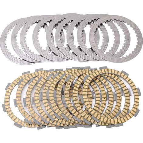 Jeffergarden Kit de plaques de disque de Friction d'embrayage de moto 22201 166 000 pour VFR400R NC30 1989 – 1992-DOU