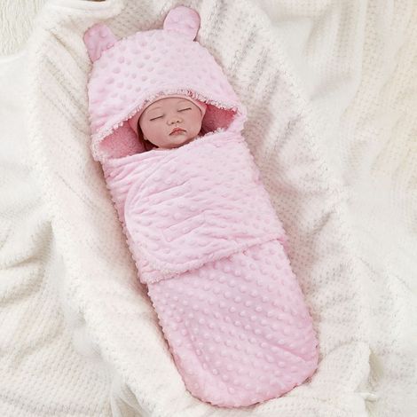 Copertina per neonati, copertina anti-calci per neonati e bambini piccoli, rosa. (1/5)