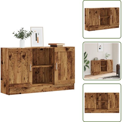 Credenza da cucina - vidaXL Credenza Legno Antico 120x30,5x70 cm in Truciolato - Credenza per casa