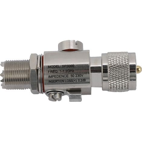 Parafoudre UHF M vers UHF-F 1-1,2 GHz, protection contre les surtensions et la foudre sur toutes les bandes (1/5)