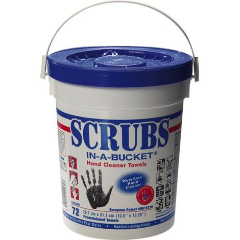 Toallitas limpiadoras Kleinmann Scrubs 72 unidades doble textura
