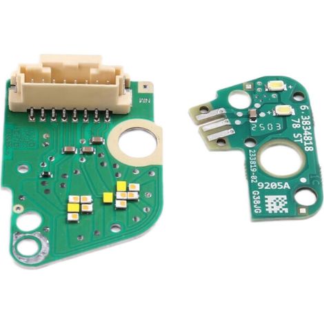 Deux cartes de puces LED de phares compatibles avec les modèles G30, G31, 530i, 540i, 550i LCI 2021-2022, puce de clignotant jaune citron 235083-02 R. (1/5)