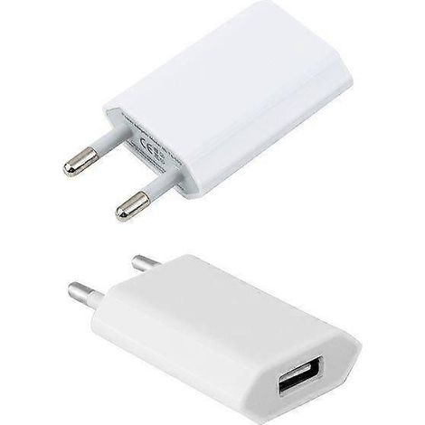 Chargeur mural universel 1A, compatible iOS/iOS, certifié CE. (1/5)