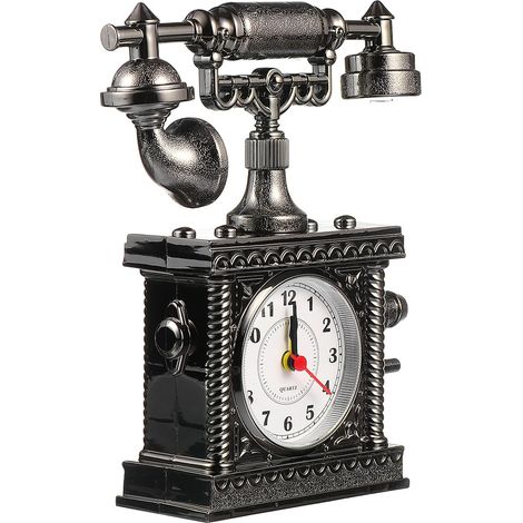 Mini Réveil Électronique Multifonction Couleur Aléatoire, Horloge Décorative Compacte pour Chambre et Bureau, Réveil de Chevet Élève Pratique sans Pile, Design (1/5)
