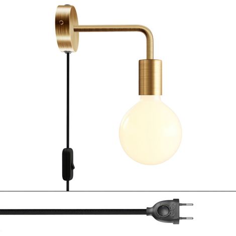 Lampada Spostaluce in metallo con estensione curva (1/5)