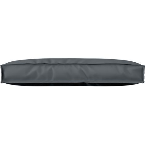 Coussin d'extérieur,Coussin pour dossier de palette Anthracite 80 x 40 x 12 cm CFW883957 (1/5)