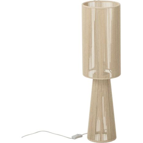 Lampe à Poser Design Corde "Tova" 73cm Beige (1/4)