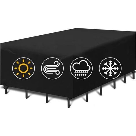 Furniture cover - 180x120x74cm - Waterproof - Non-slip - UV and tear resistant