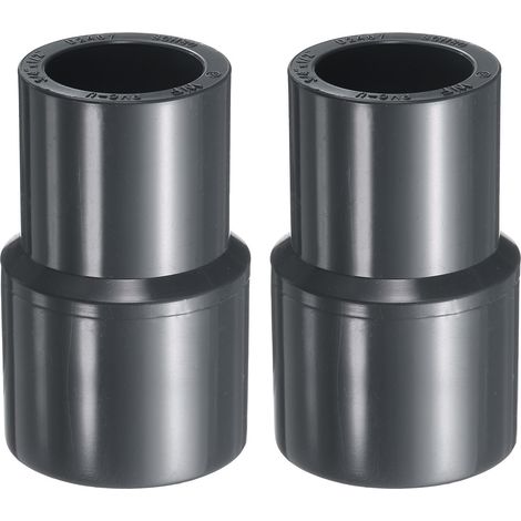 2Pcs PVC Réduction Raccord 3/4 x 1/2" Augmentation/Réduction Raccord Tuyau Raccords Adaptateur Conduit Réducteur pour Égout Plomberie Drain Tuyau Eau Fournitures (1/5)