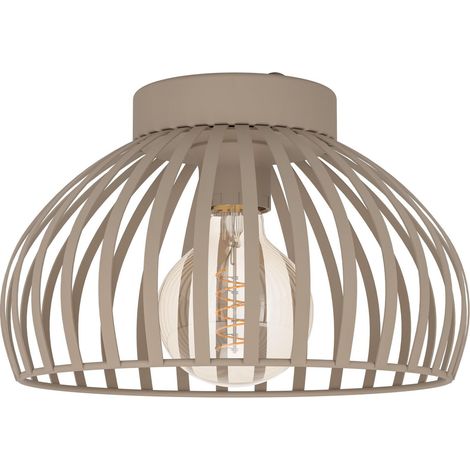 Plafonnier Mogano 3, lampe plafond salon, luminaire chambre, métal (1/4)