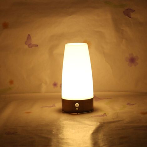 Luce notturna a LED Batteria [1 confezione], Luce notturna con sensore di movimento, AUTO/ON/OFF, Luce notturna per bambini Lampada PIR Sensore di movimento a batteria, Lampada da comodino wireless pe (1/4)