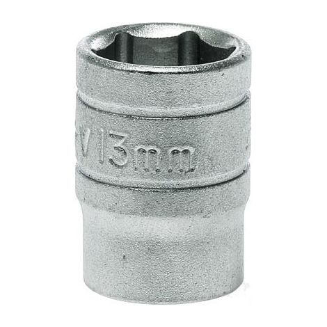 Llave de vaso de 3/8" de 6 puntas 26210054 TENG TOOLS                 Tamaño 13 mm D1 18.3 mm D2 18.3 mm L 25.7 mm