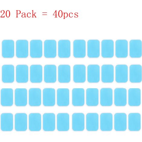 Gelpads für Elektromuskelstimulationsgeräte (EMS) zur Behandlung der Bauch-, Hüft- und Gesäßmuskulatur  05450-AquaForge