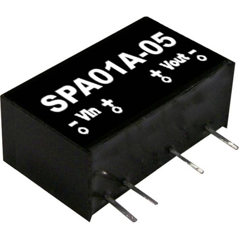 Module convertisseur CC/CC Mean Well SPA01A-15 Nbr. de sorties: 1 x 67 mA 1 W 1 pc(s) Q121262 (1/2)