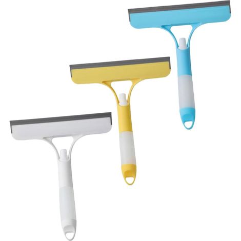 3 raclettes lave-vitres, plastique, pulvérisateur, pour cuisine (1/5)