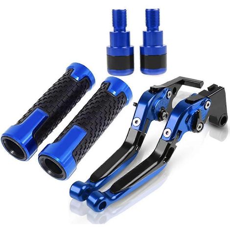 Pièces modifiées pour Yamaha Xmax300/250/150/400 : klaxon de frein, embrayage, guidon, levier de frein à main (bleu). (1/5)