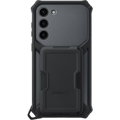 Funda para Móvil GALAXY S23 PLUS Samsung EF-RS916CBEGWW Negro Gris 8806094902020 S7784291 Samsung (1/4)