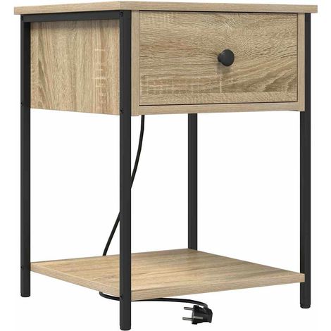 Maison Exclusive - Nachttisch Sonoma-Eiche 42 x 41 x 56 cm Holzwe