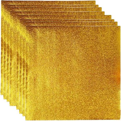500 Feuilles en Aluminium Chocolat De Bonbons Papier Chocolat en Feuille de Bonbons Chocolat pour Bonbons, Sucettes 12x12cm (1/5)