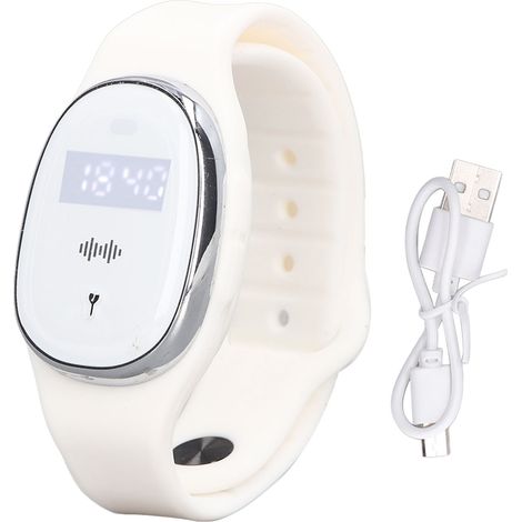 Bracelet Anti-Moustiques Ultrasonique Rechargeable USB - Idéal Femmes Enceintes et Enfants - Extérieur (1/5)