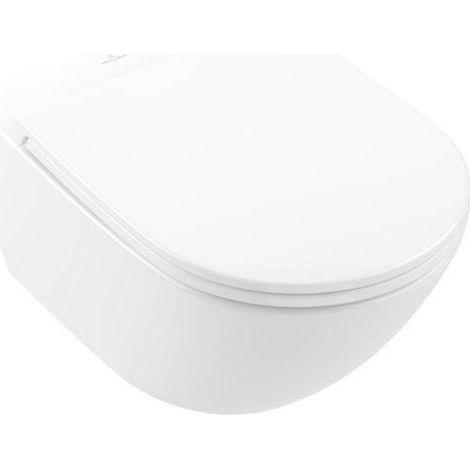 Villeroy & Boch Subway 3.0 - Wand-WC mit WC-Sitz SoftClose, TwistFlush, CeramicPlus, alpinweiß 4670T9R1 (1/5)