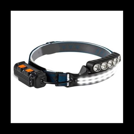 1 Lampe Frontale LED,Rechargeable USB-C,Détecteur Mouvement,Étanche IPX5,Réglable 90°,Course Randonnée (1/4)