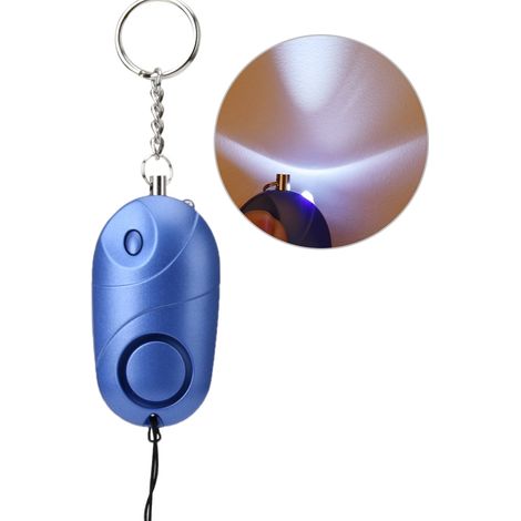 Porte-clés d'alarme de sécurité personnelle 130 dB, sirène anti-agression avec lampe torche LED (1/5)