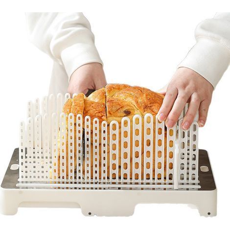 Trancheuse à pain pliable, Moule Multifonctionnel De Coupe De Pain Grillé, Outils De Coupe De Pain, Accessoires De Cuisine (1/5)
