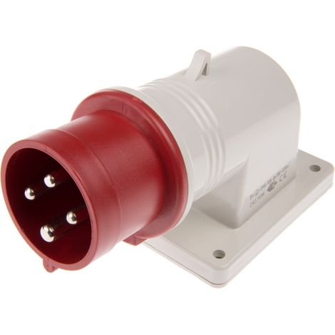 Connecteur industriel RS PRO Mâle, 3P+E, 16.0A, 415,0 V, Montage mural ( Prix pour 1 ) (1/3)